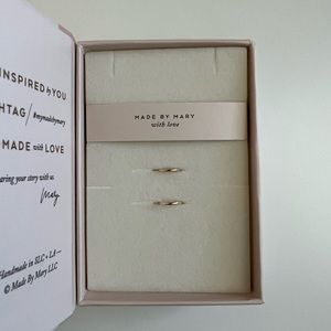 Made By Mary 9mm Mini Hoop Earrings